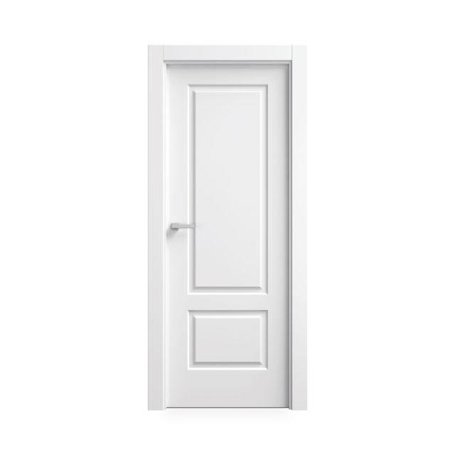 Puerta blanca 2 cuadros
