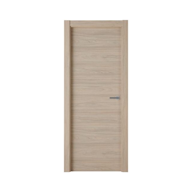 Puerta melamina lisa X1000 roble estrío