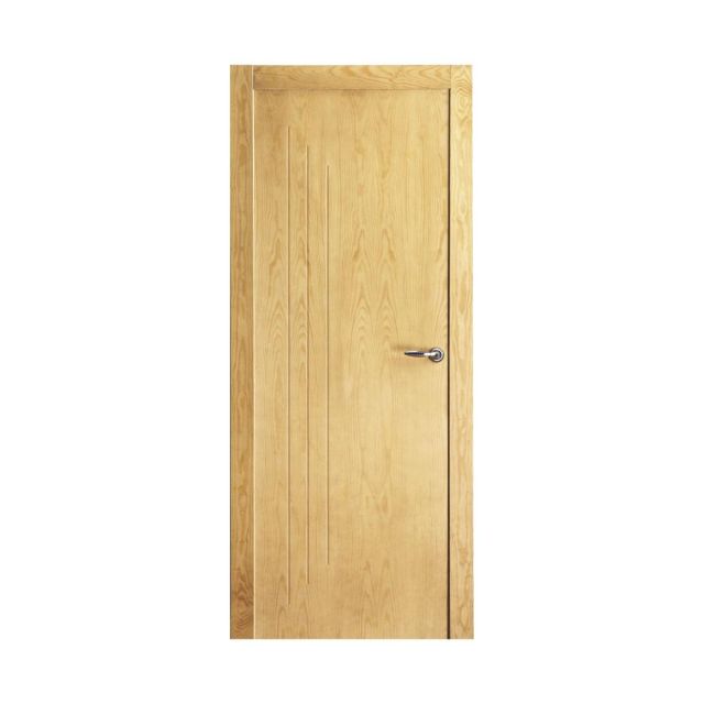 puerta maciza 3 rayas